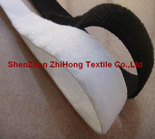 Quality High stretch breathable Weave deformation yarn elastic hook and loop fastener tape for sale