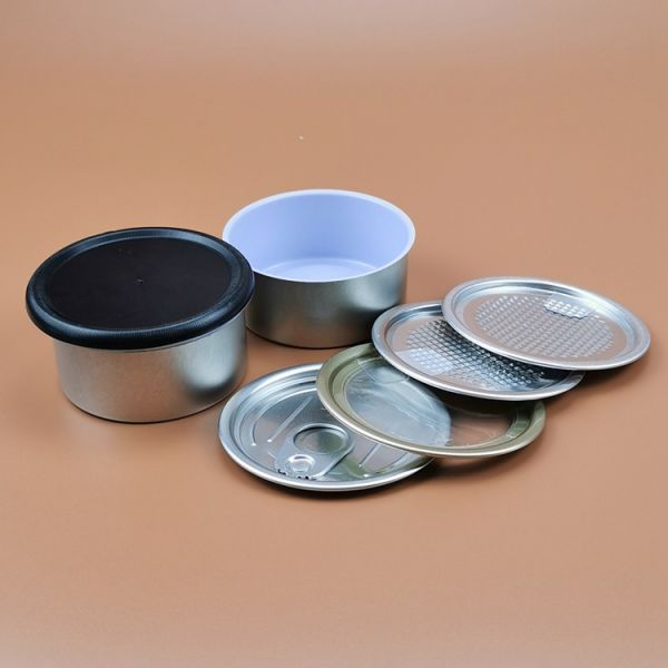 Custom Metal Ring Pull Cannabis Tin Packaging Empty Tuna Fish Tin Can