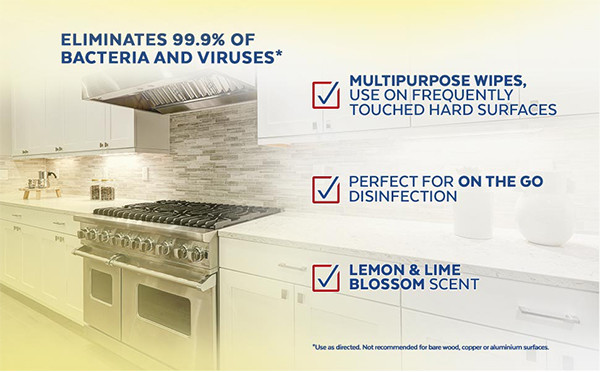 Antibacterial Cleaning Disinfectant Wipes Household Multi Surface Disinfectant Wipes