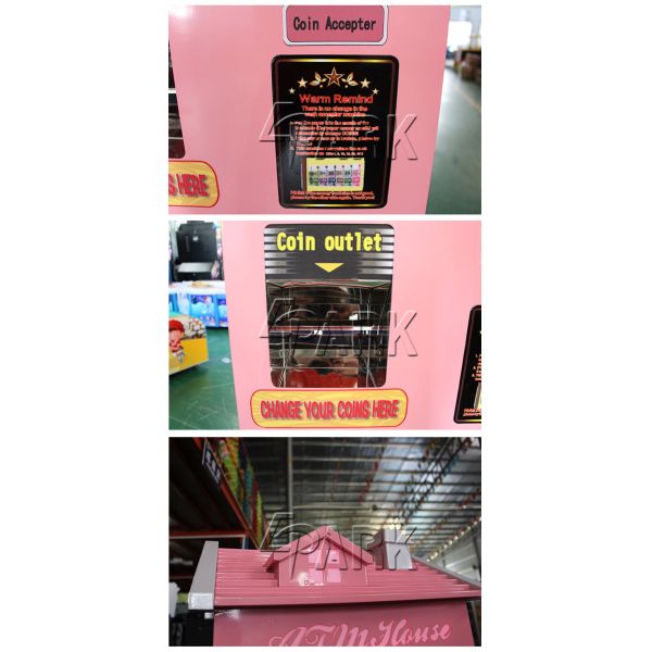 High Security Amusement Game Machines Coin Exchange Machine For Game Room