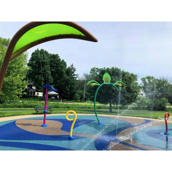 Water Park Kids Swimming Pool Water Sprinkler Pad Water Splash Pad Set for Kids