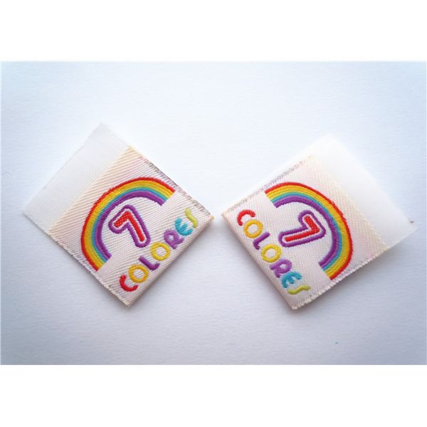 custom apparel accessories Clothing Label Tags garment clothing pink woven lables