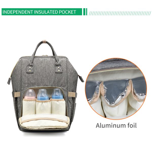 Oxford Fabric Tactical Diaper Bag Backpack With Changing Pad