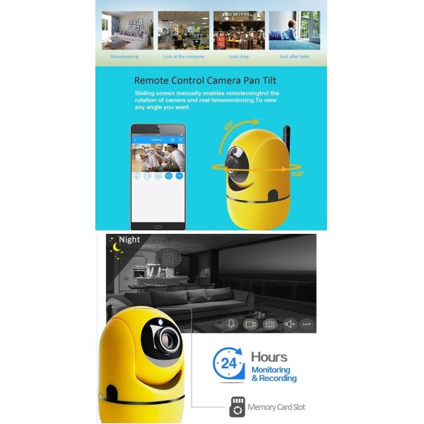 Night Vision Infrared Wireless Digital Baby Monitor Camera