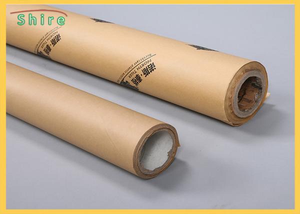Quality Waterproof Plastic Sheet Surface Protection Kraft Paper Custom Length for sale