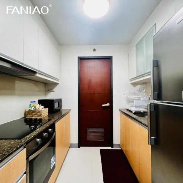 Custom Full Luxury Lacquer With Sink Modern MINI Kitchen Cabinet For Hotel