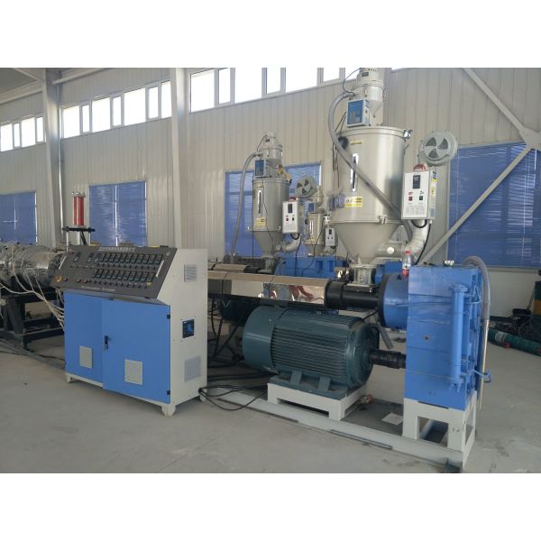 Quality LDPE HDPE Plastic Pipe Extrusion Line , Water PE Pipe Extrusion Machine CE ISO9001 for sale