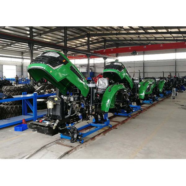 4WD Agriculture Farm Tractors 30hp Diesel Engine With Front Loader And Backhoe