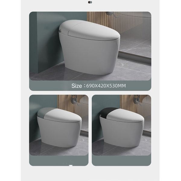 HOMIXE Bathroom Luxury Sensor Electric Automatic Flush Wc Bidet Ceramic Floor One Piece