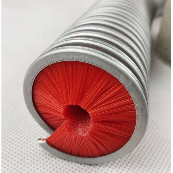 Red Inside Coil Nylon Spiral Brush Cleaning Rope And Chain Cleaning Brushes