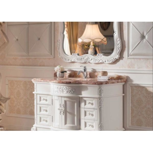 130cm Solid Wood Bathroom Vanity 24 Inch Contemporary Bathroom Vanity