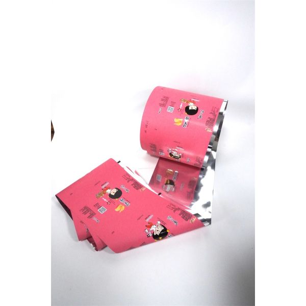 Safety Film Laminated PET/VMPET/PE Plastic Food/Snacks/Nuts Packaging Plastic Film Roll