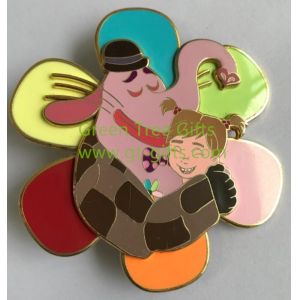 Cheap flower lapel pin wholesale