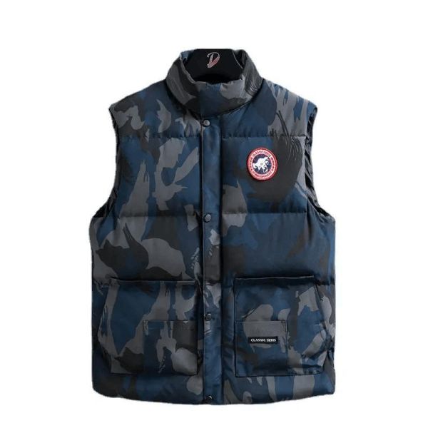 Down Cotton Stand Collar Canada Plus Men′s Goose Down Coat Down Vest Outdoor Men