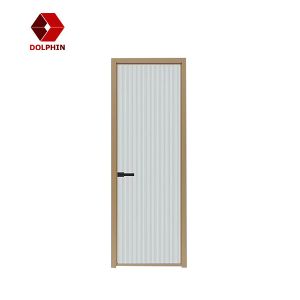 Cheap Powder Coated Aluminum Casement Door Glass Slim Narrow Frame wholesale