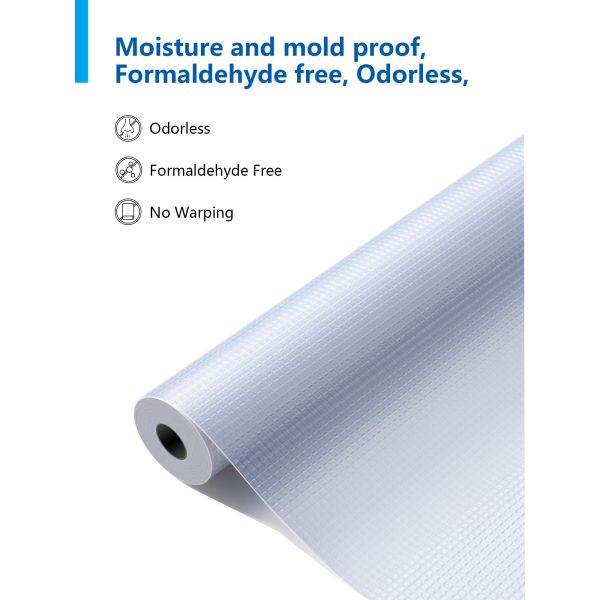 6 Pieces Dots Pattern Fridge Liner Mat Washable Glass Shelves Liner for Refrigerator