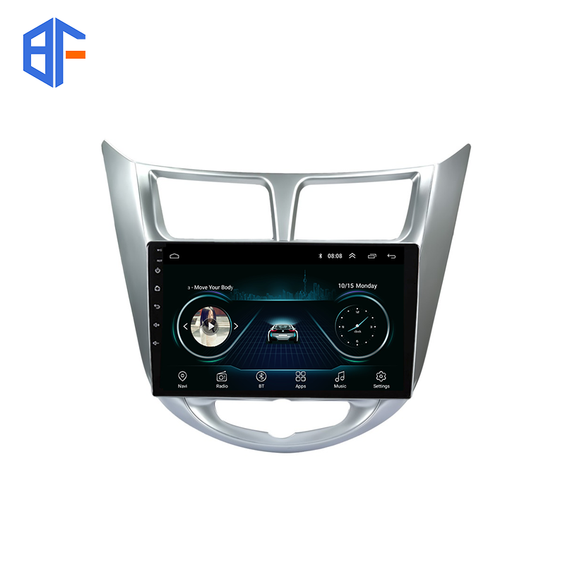 CE Hyundai Touch Screen Radio 2.5D IPS 10 Inch For Hyundai Accent Verna Solaris