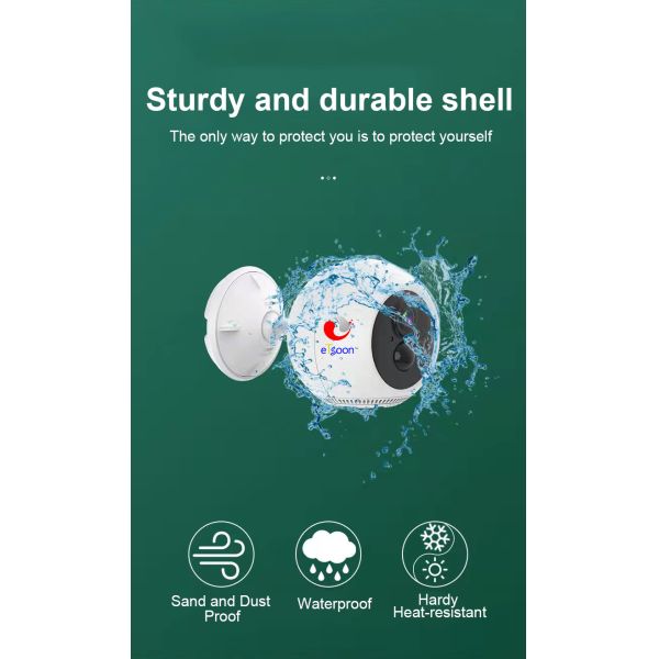 2MP 4MP Baby Care Monitor Night Vision IP Camera Wireless CMOS Sensor Free Cloud Service Smart Solar Cctv Camera