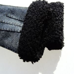 Fashion Lady's Double Face Sheep Skin Winter Glove