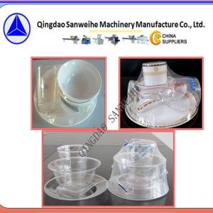Cheap PLC Control Automatic Shrink Packaging Machine Swd 2000 Tableware Packaging Machine wholesale
