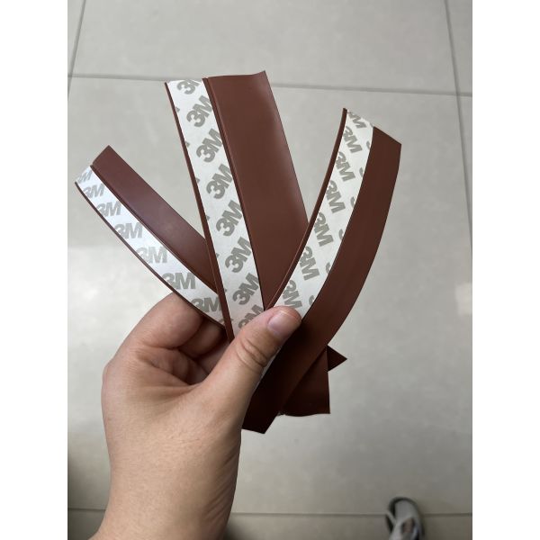 2" Silicone Rubber/PVC Under Door Sweep Weather Stripping Door Bottom Seal Strip Draft Wind Stoppers