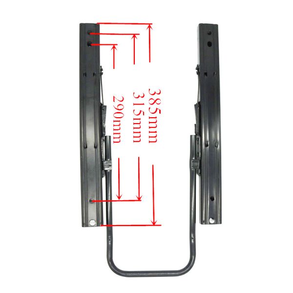 double lock caravan slider bus seat manual rail for van seat good quality seat sliding and the seating runner