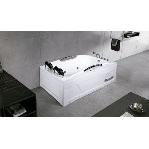 Drainer Bathroom Jacuzzi Tub 1950x1300x780mm Freestanding Hot Tub