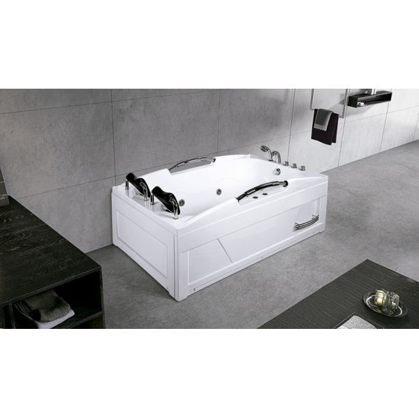 Drainer Bathroom Jacuzzi Tub 1950x1300x780mm Freestanding Hot Tub
