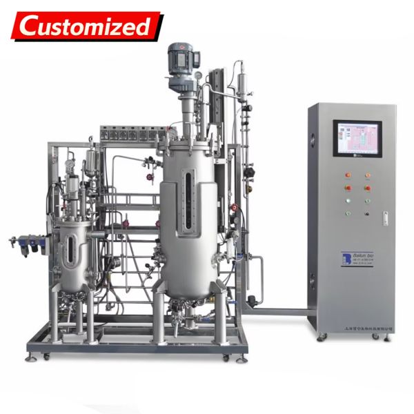 1500L Reactor Stainless Steel Mechanical Stirring Bioreactor BLBIO 1500SJA Industrial Bioreactor Probiotic Fermentation Tank