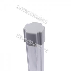Cheap PVC Plastic Cap Aluminum Pipe Fitting AL-80 Outer Type AL-2812 For Workbench wholesale