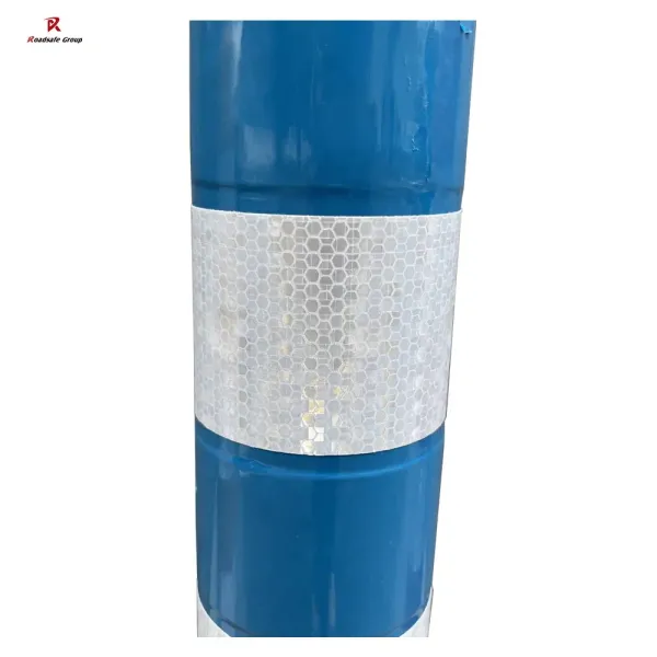 Recycle Material PU Traffic Safety Post Reflective Warning Bollard