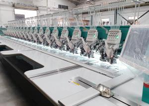 China Large Scale Cap Embroidery Machine / Industrial Computer Embroidery Machines LCD Display on sale