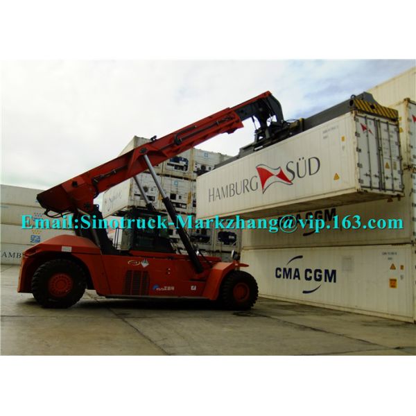 265kW Engine Shipping Container Lifting Equipment Sany Heli Kalmer Reachstacker SRSC45C31