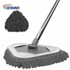 Cheap Telescopic Cleaning Mop Handle Grey Microfiber Stainless Steel Triangle 55-150cm wholesale