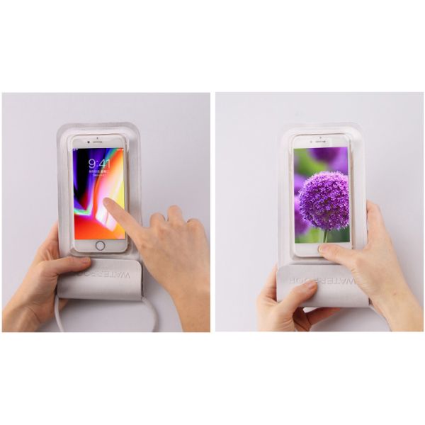 Humanity Design Waterproof Cell Phone Pouch , TPU Transparent Phone Pouch