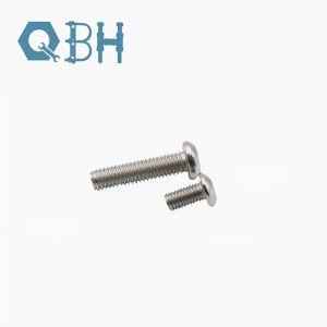 China Plain M3 Hex Socket Screw 304 Stainless Steel on sale