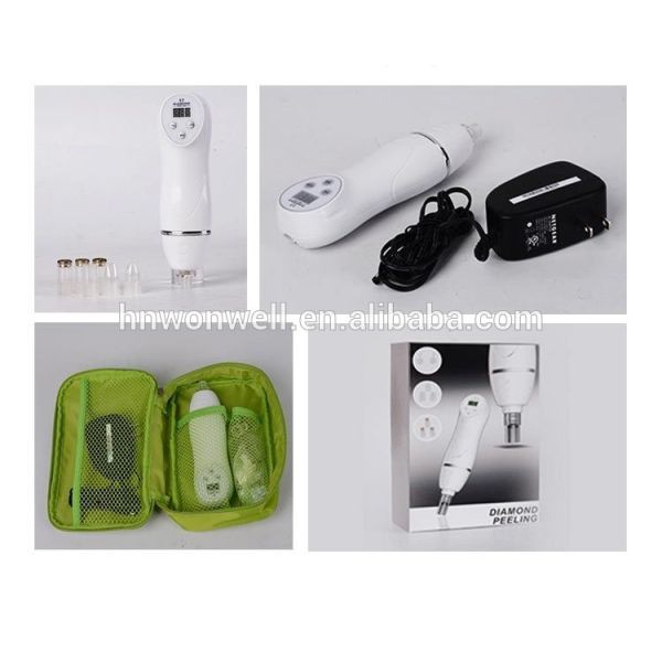 Diamond microdermabrasion machine for removal the aging keratin