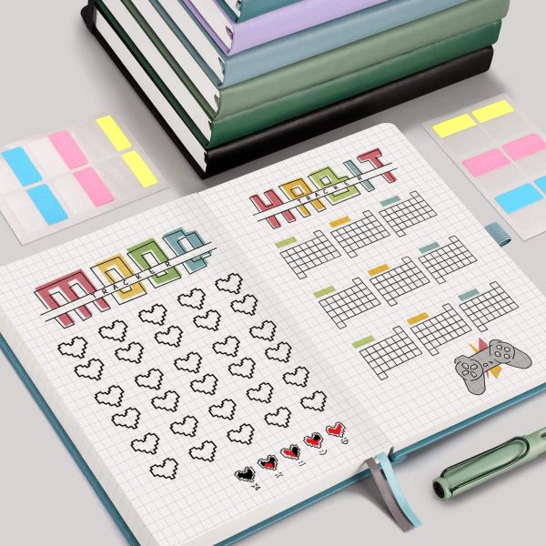 Custom Embossed Celestial A5 Notebook | 320 Blank Pages PULeather, 14.5x21cm Art Sketchbook Yellow