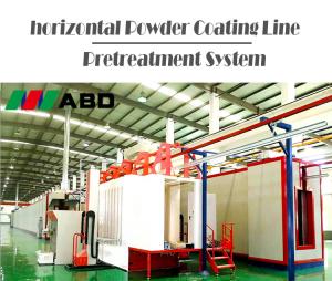 Cheap Small Galvanizing Horizontal Powder Coating Line Pretreatment ISO9001 wholesale