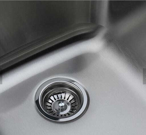 drop-in overmount topmount single bowl inox 304 handmade custom size 18 gauge sink
