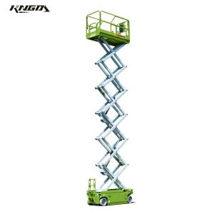China Manlift Self-Propelled Scissor Lift Maximum Working Height 14.0m on sale