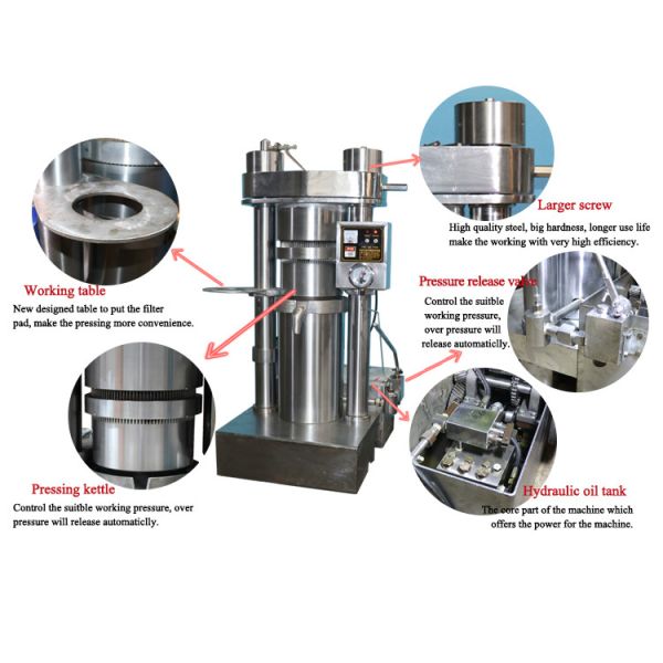 Hydraulic Coconut Oil Making Machine Oil Extracting Machine 60Mpa