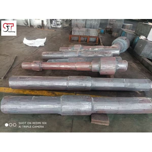 Large Diameter Heavy Steel Forgings Rough Machined Die Forging Rolling Mill Components