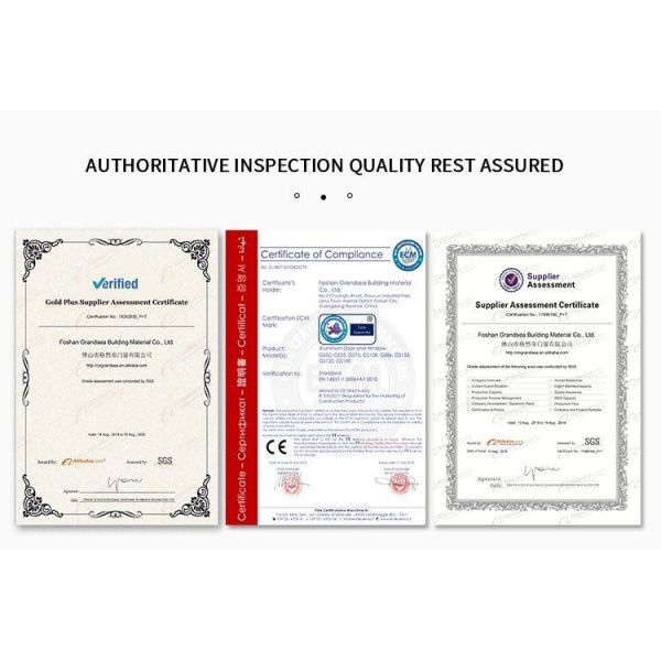 Jamaica Lt Gold Moisture Proof Seal Strip Entry Bathroom Toilet Security Shower Interior Swing Glass Aluminium Door