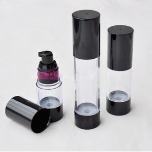 Cheap Black airless pump container 15ml,30ml,50ml wholesale