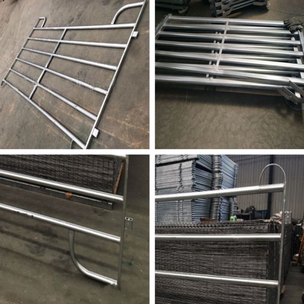 Galvanized steel farm gate/farm fence gates