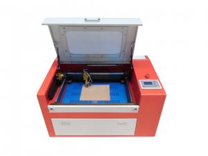 Cheap Small Power Cnc Laser Cutter Machine / Laser Etching Machine For Cloth Leather Wool wholesale
