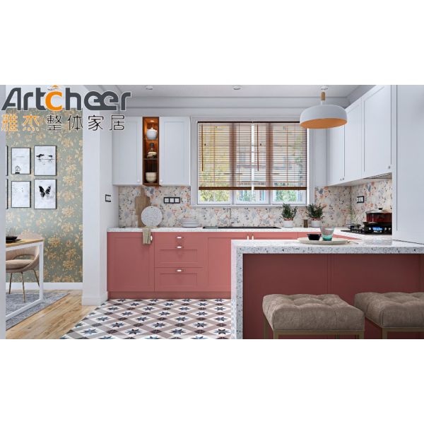 High End Knock Down Design Pink Kitchen Cabinets Discontinued Typed Base Cabinets