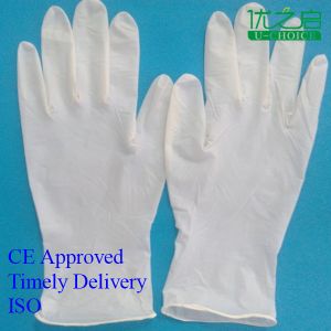 Cheap Non Powder Sterile Surgical Gloves , Health Inspection Disposable Latex Gloves wholesale