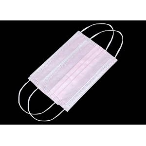 Pink Surgical Medical Protective Mask Customized Disposable Earloop Mask